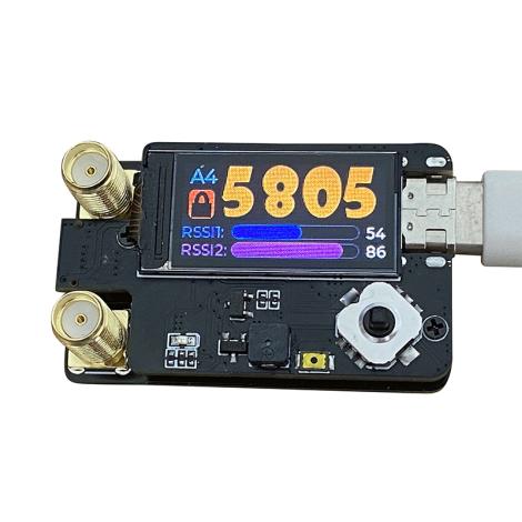 FLYTO Newly Upgraded 5.8G/4.9G/6G Video Transmission Dual Receiver, Compatible with FatShark and Skyzone Goggles