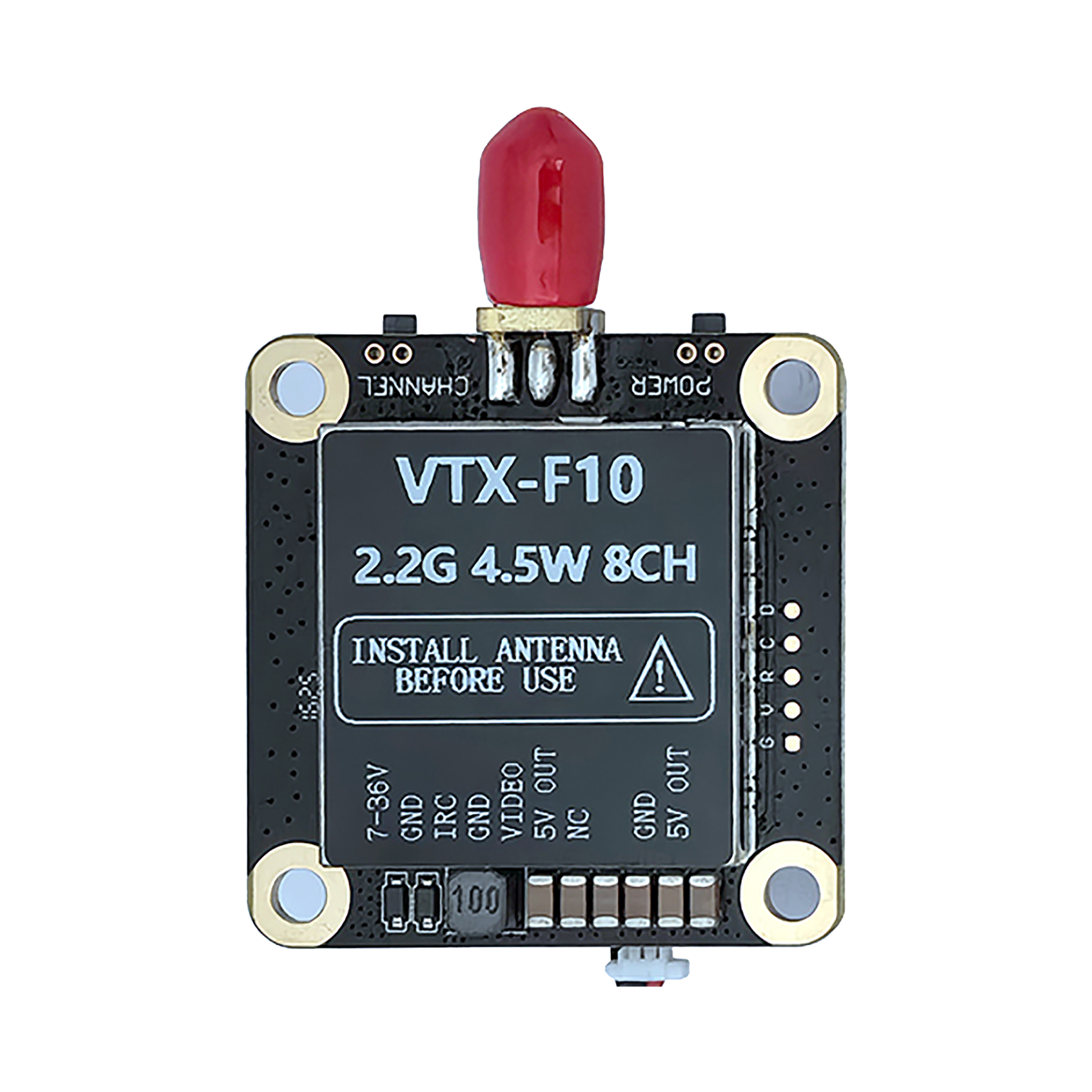 FLYTO 2.2G VRX/VTX 1.6W/3.5W Analog Video Transmission Transmitter and Receiver (FatShark Mount)
