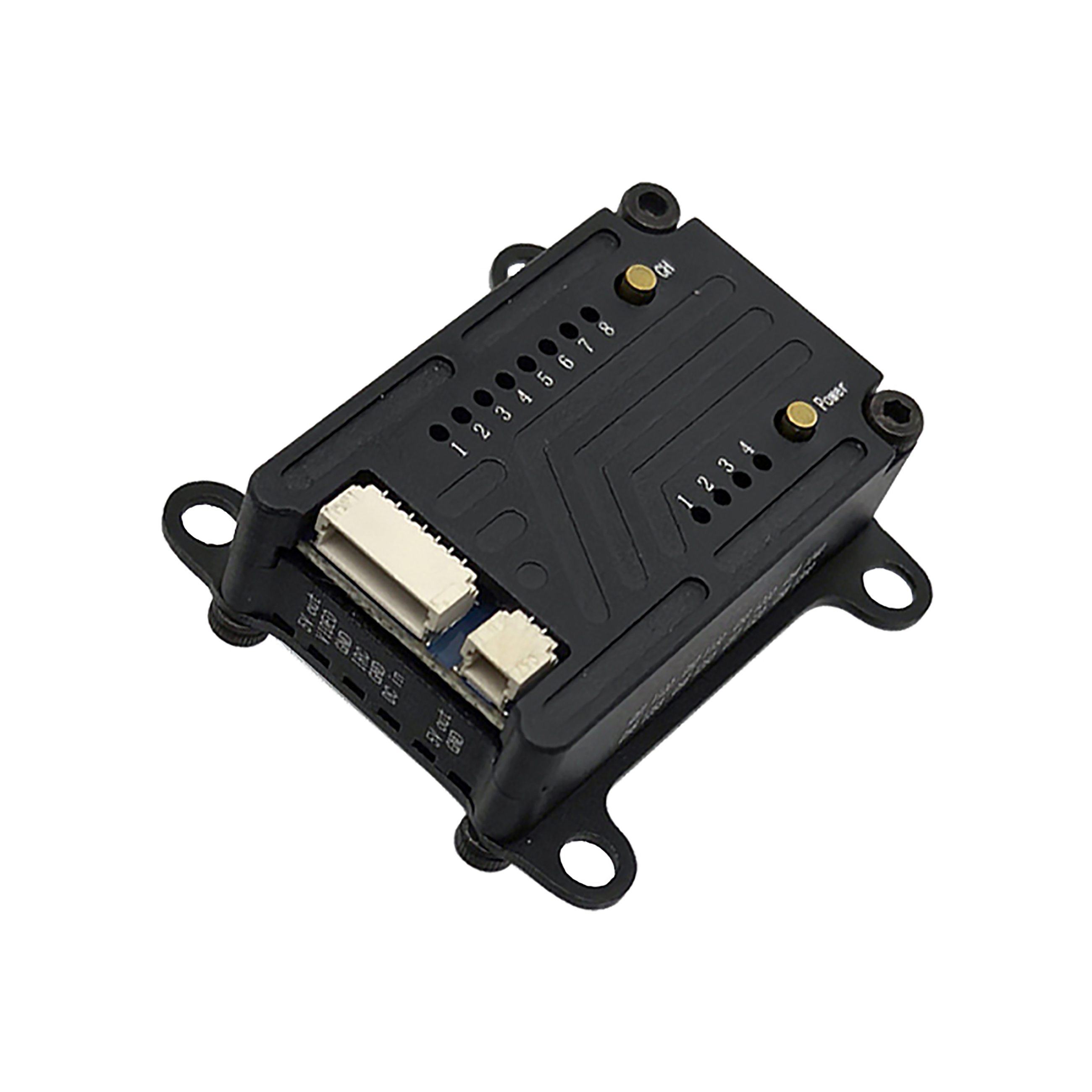 FLYTO 1.2G 1.3G 2W VTX Long-Range FPV Video Transmitter with Flight Stack Mounting Bracket